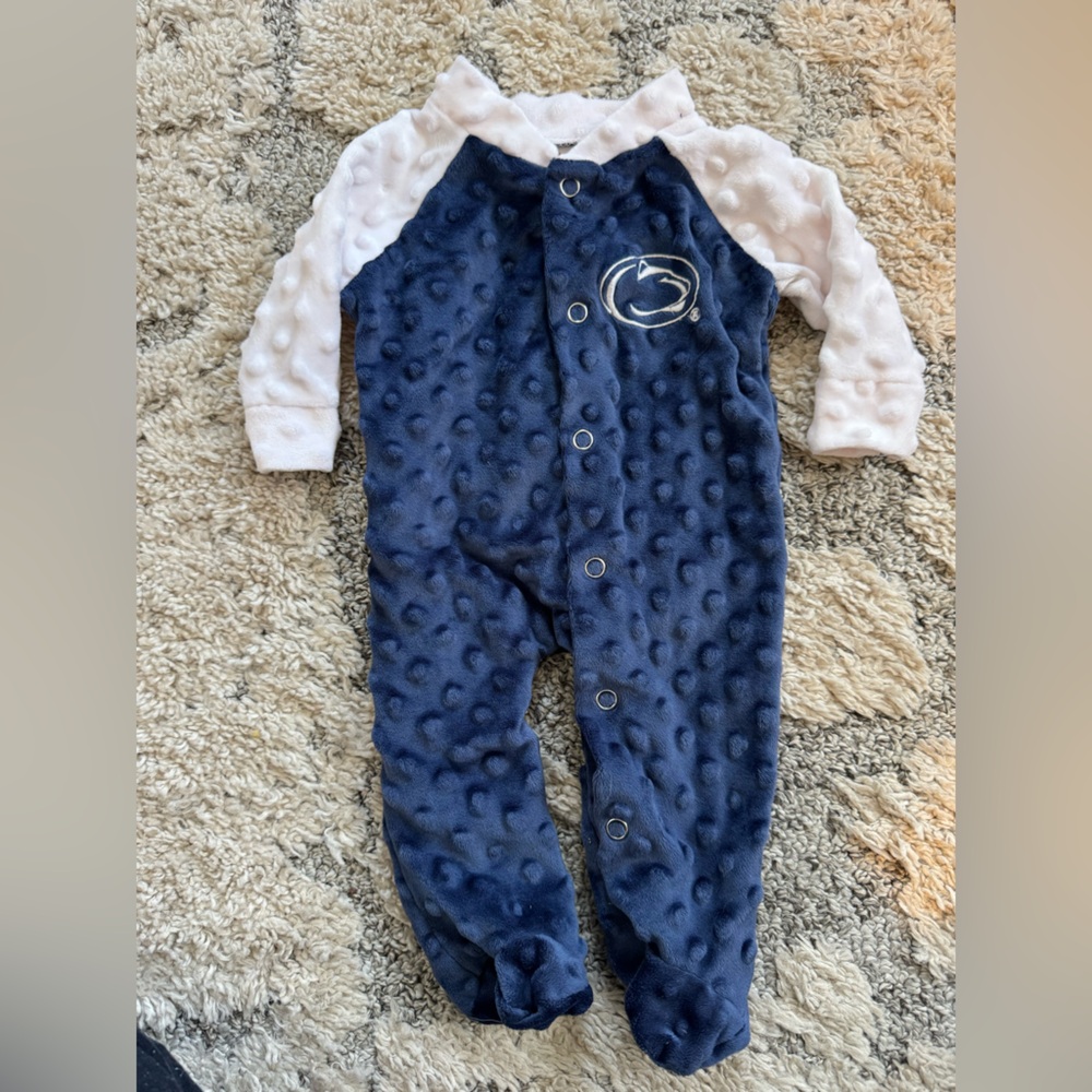 Penn State Textured Baby Onesie